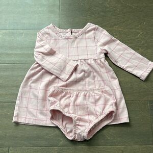Wonder Nation Light Pink Baby Dress size 3-6M